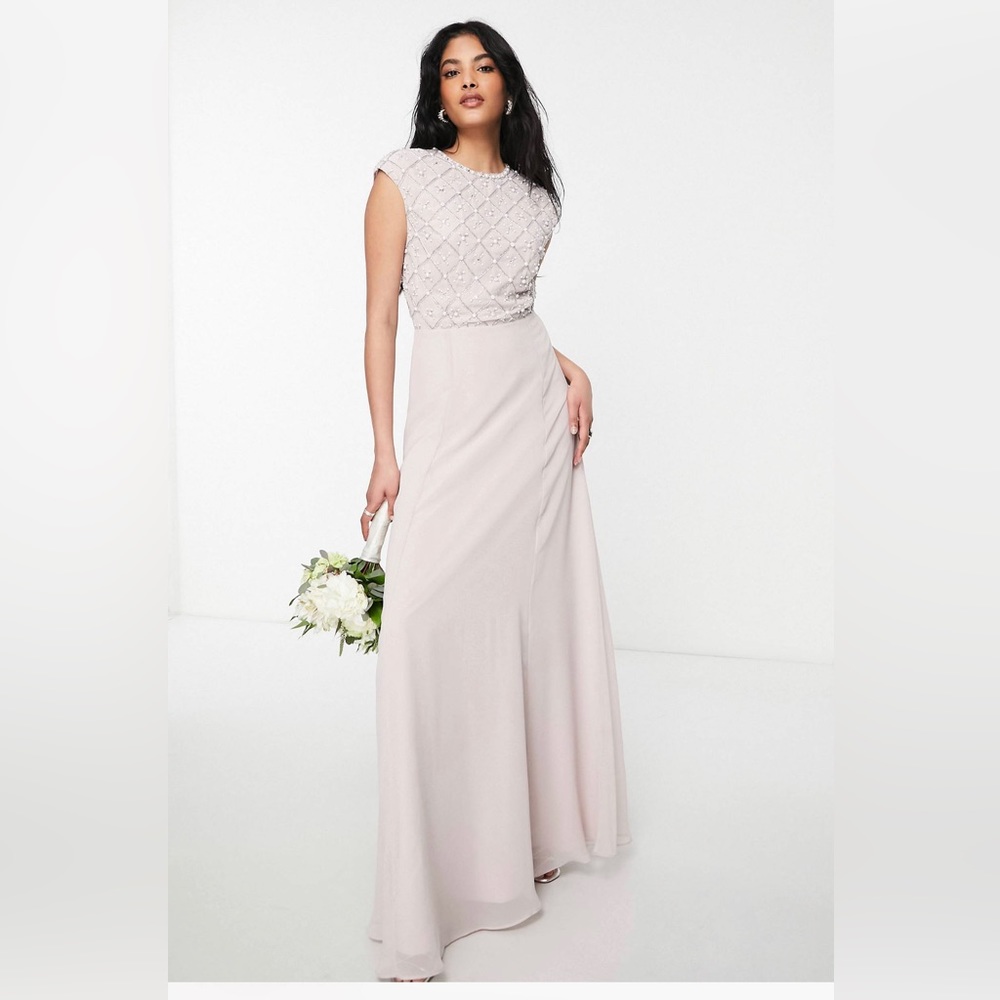 Asos Lilac bridesmaid dress